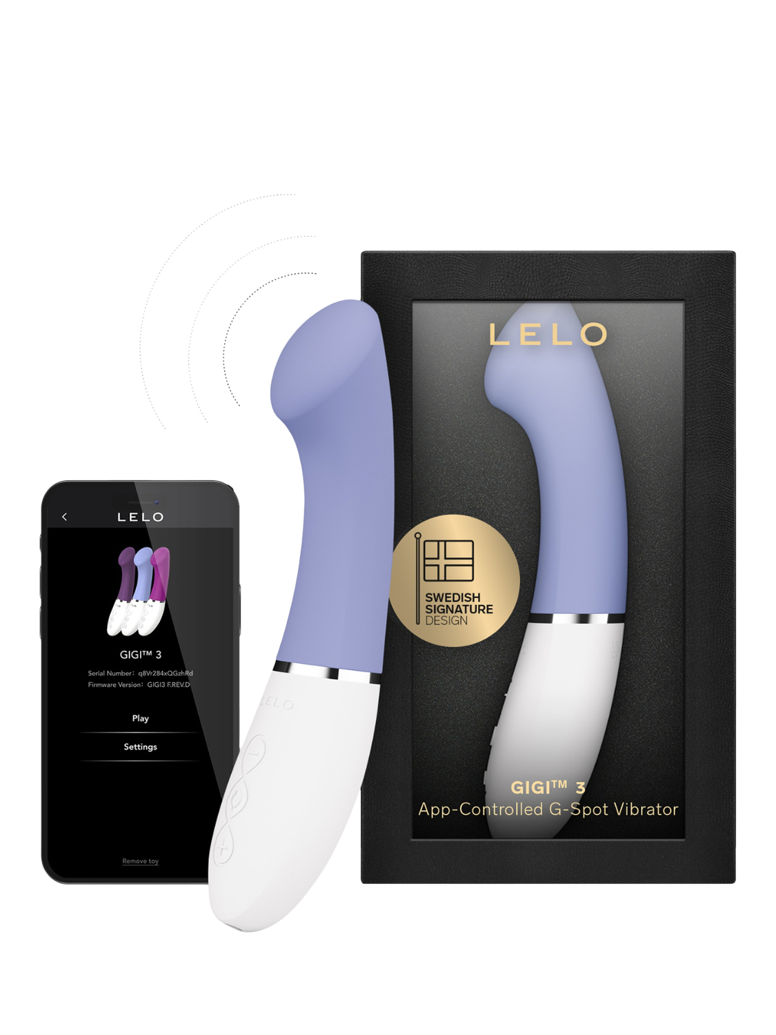 Product image 2 of 8, which shows LELO GIGI 3 Sex Toy, Blue