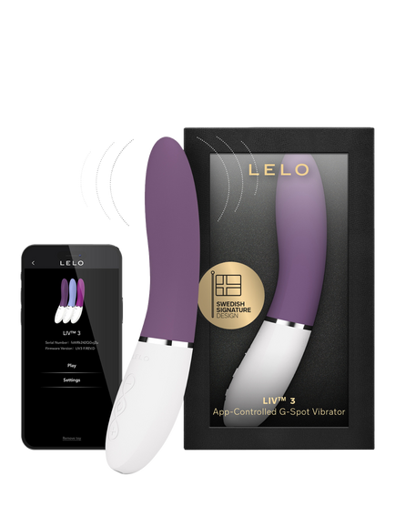 LELO LIV 3 Sex Toy, Plum - view 2, Plum