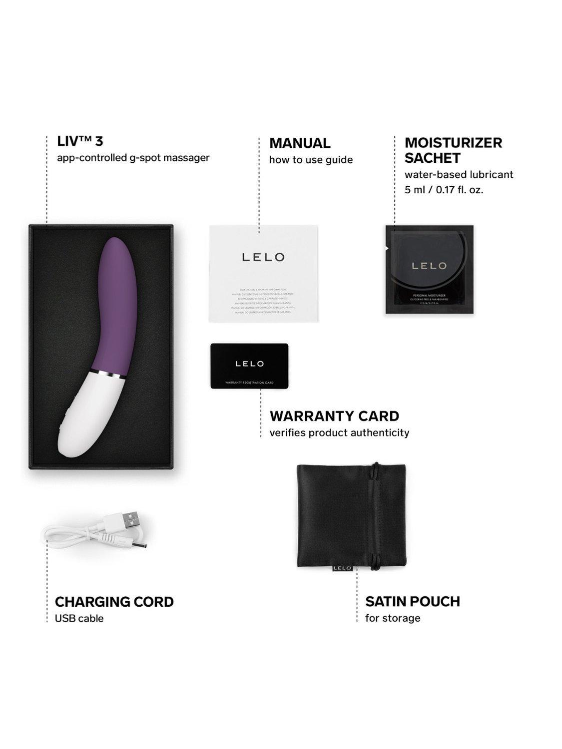 Product image 7 of 8, which shows LELO LIV 3 Sex Toy, Plum