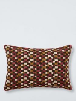 John Lewis Zita Cushion, Cocoa/Multi