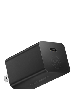 Lenovo GaN Nano 65W Adapter, Black - view 2, Black