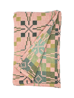 Melin Tregwynt Vintage Star Lambswool Throw, Blossom