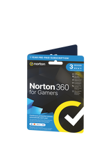 Norton 360 for Gamers, PC/Mac, up to 3 Devices, 1 Year Subscription for 1 User