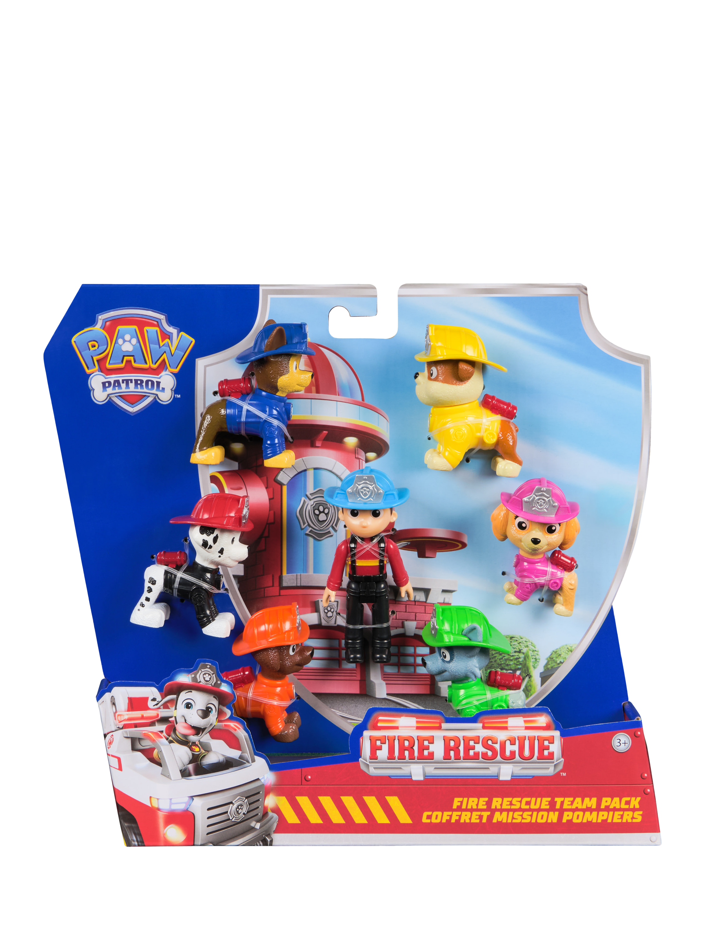 Paw Patrol Fire Rescue Team Figures, Pack of