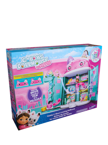 Gabby's Dollhouse The Movie Meow-mazing Dollhouse Playset - view 2, Multi Multi