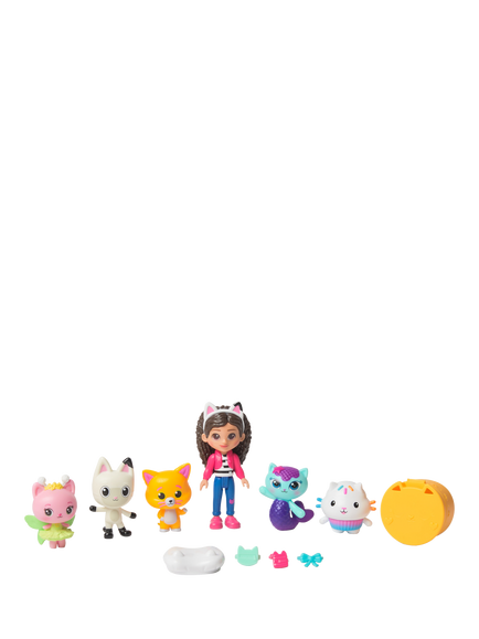Gabby's Dollhouse The Movie Cat-venure Crew Pack, Multi Multi