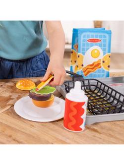 Melissa & Doug Colour Reveal Flip & Fry Grill Playset - view 2, Multi Multi