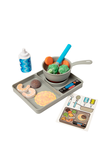 Melissa & Doug Colour Reveal Simmer & Stir Stove Top Playset, Multi Multi