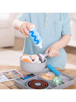 Melissa & Doug Colour Reveal Simmer & Stir Stove Top Playset - view 2, Multi Multi