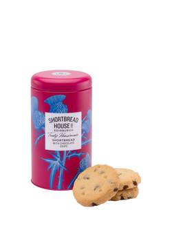 Shortbread House of Edinburgh Dark Chocolate Chunk Shortbread, 140g, Pink