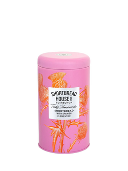 Shortbread House of Edinburgh Spanish Clementine Shortbread Biscuits, 140g, Pink
