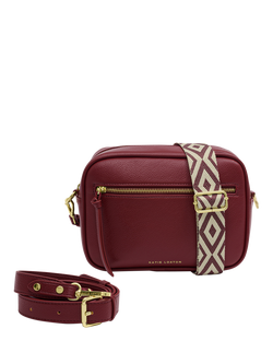 Katie Loxton Hallie Crossbody Bag, Cherry - view 2, Cherry
