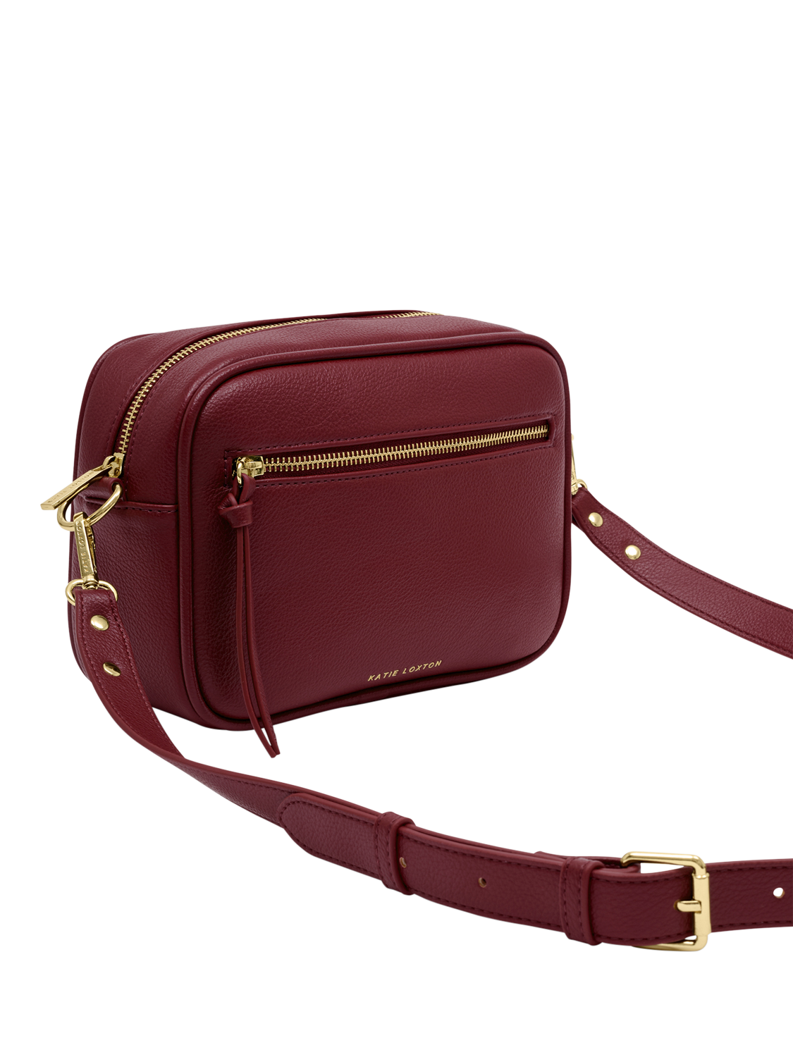 Product image 3 of 4, which shows Katie Loxton Hallie Crossbody Bag, Cherry