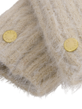 Katie Loxton Winter Wishes Hat & Mitten Gift Set, Taupe