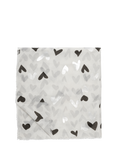 Katie Loxton Foil Heart Print Scarf, Grey