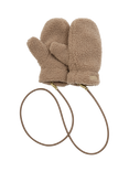 Katie Loxton Corded Teddy Mittens, Taupe