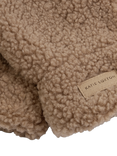 Katie Loxton Corded Teddy Mittens, Taupe