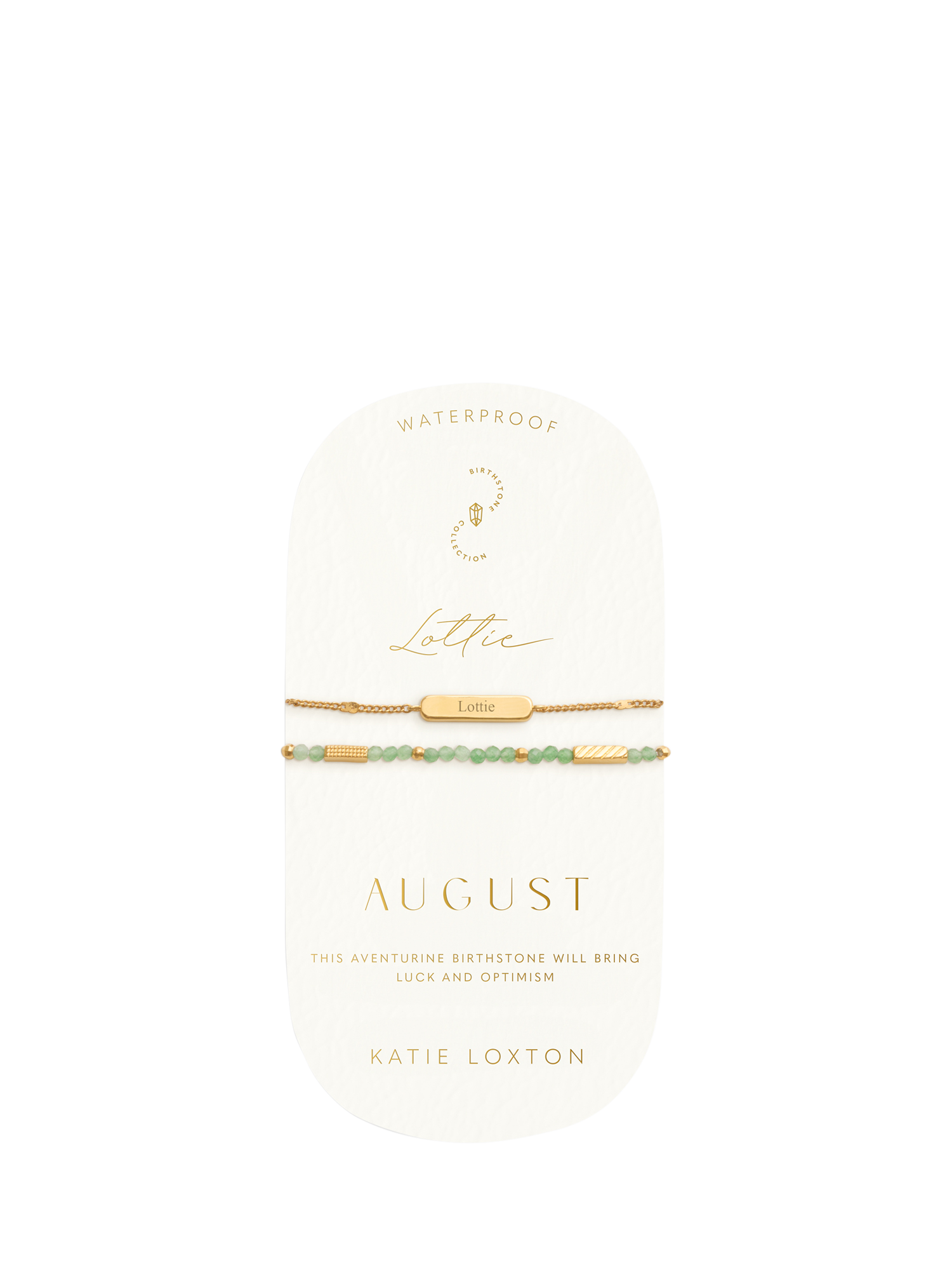 Product image 4 of 5, which shows Katie Loxton Birthstone Bracelet, August