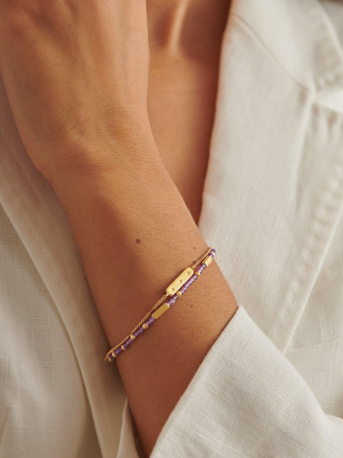 Product image 3 of 11, which shows Katie Loxton Birthstone Bracelet, February