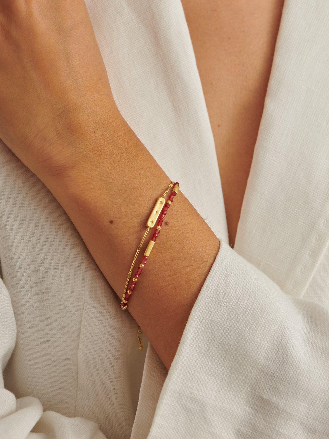 Product image 3 of 5, which shows Katie Loxton Birthstone Bracelet, January