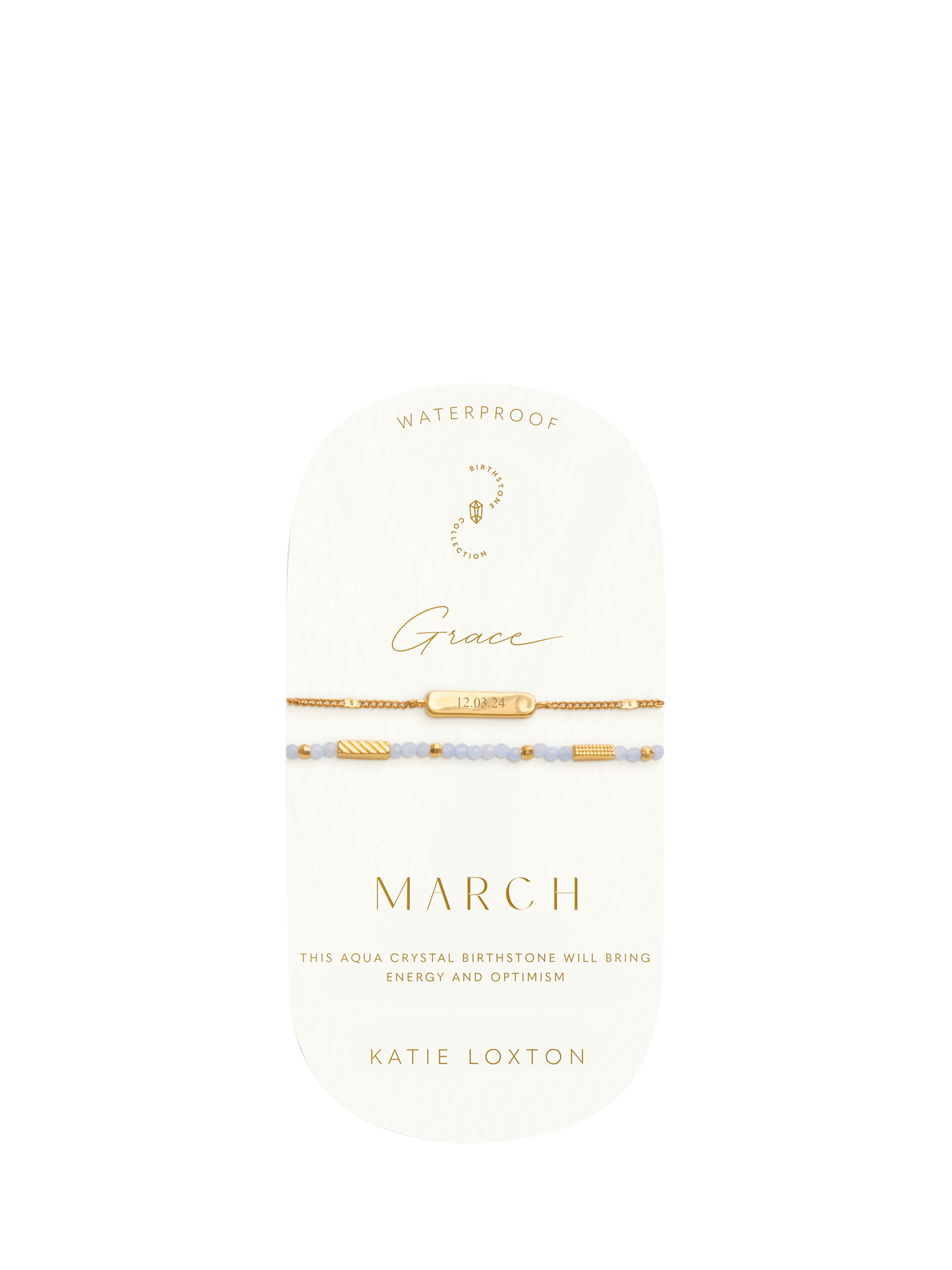 Product image 4 of 5, which shows Katie Loxton Birthstone Bracelet, March