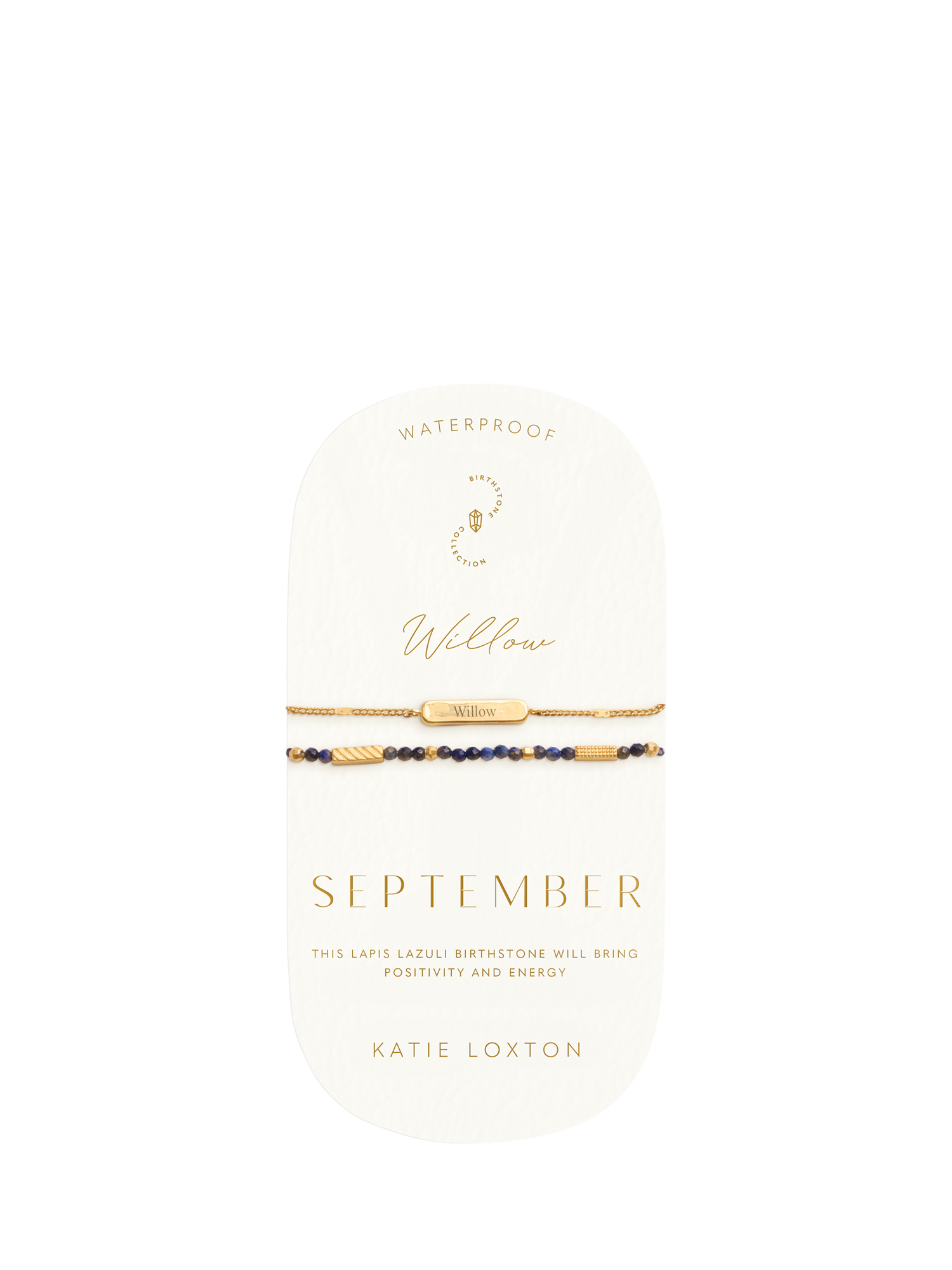 Product image 4 of 5, which shows Katie Loxton Birthstone Bracelet, September