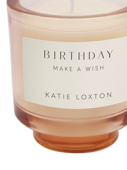 Katie Loxton Birthday Peach Rose & Sweet Mandarin Scented Candle, 594g - view 2, Pink