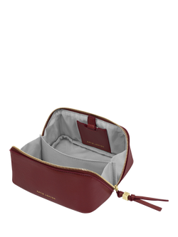 Katie Loxton Fold Out Mirror Wash Bag, Cherry - view 2, Cherry