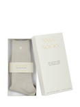 Katie Loxton Heart Ribbed Socks, Off White