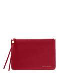 Katie Loxton Tassel Charm Clutch Bag, Garnet Red