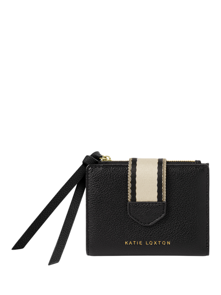 Katie Loxton Hallie Canvas Strap Purse, Black, Black