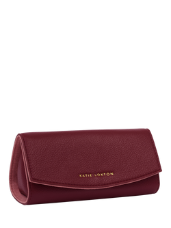 Katie Loxton A Little Sparkle Travel Jewellery Organiser, Cherry - view 2, Cherry