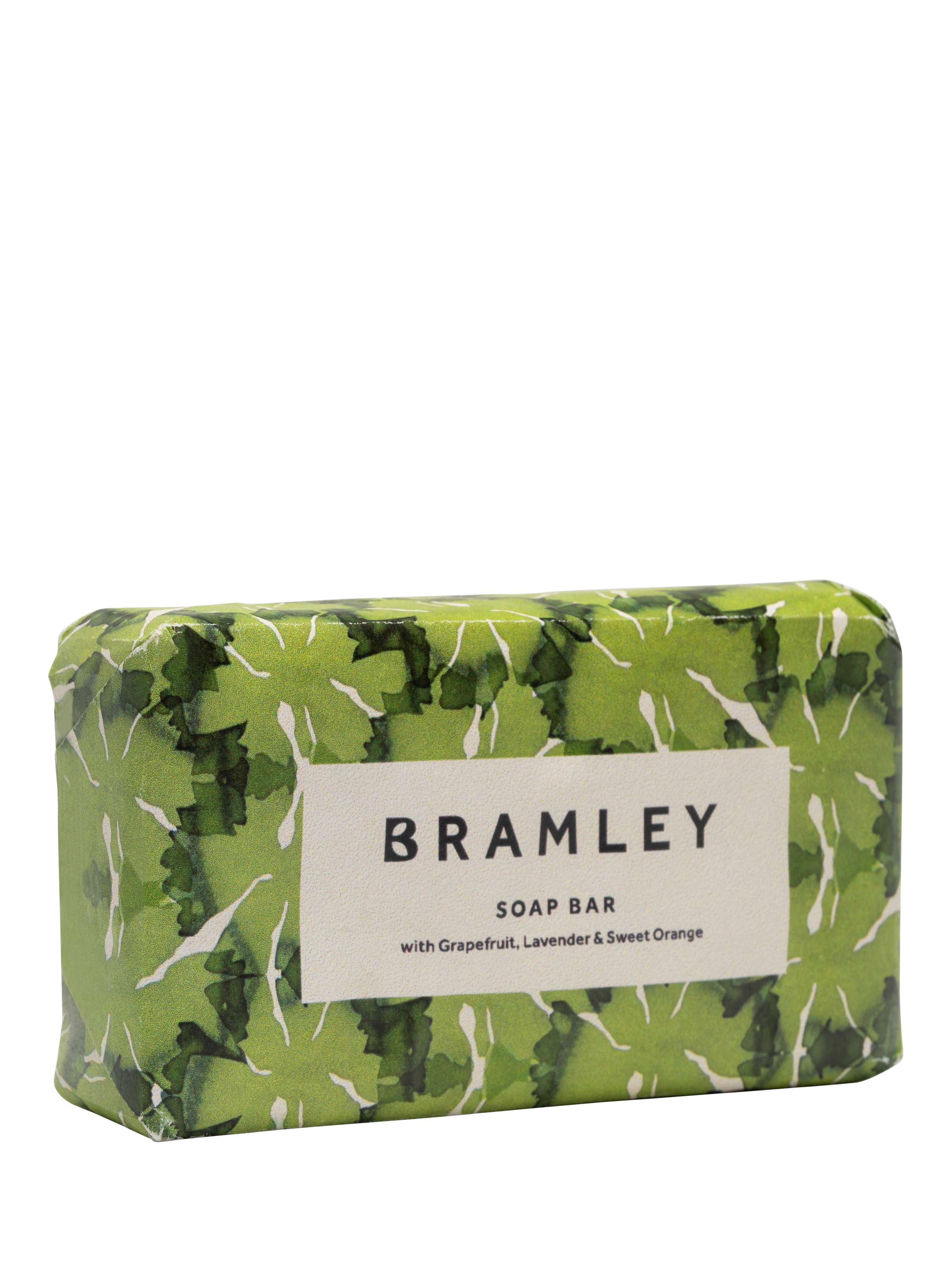 Product image 1 of 3, which shows Bramley Grapefruit, Lavender & Sweet Orange Soap Bar