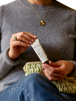 Bramley Lavender, Geranium & Petitgrain Hand Cream, 50ml - view 2, Green