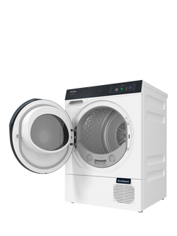 Miele Nova TQ 1000 Tumble Dryer, 9kg Load, White - view 2, White