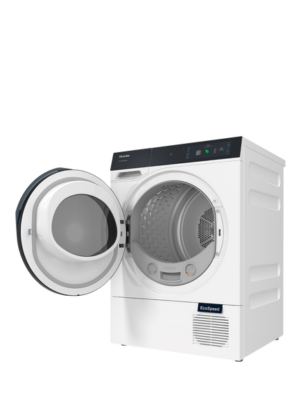 Miele Nova TQ 1000 Tumble Dryer, 9kg Load, White - view 2, White
