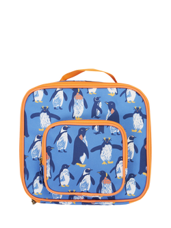 Frugi Kids' Pack A Lunch Bag, Penguin Waddle, Penguin Waddle