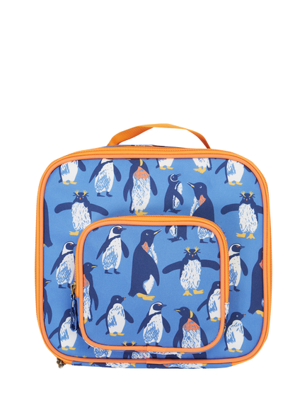 Frugi Kids' Pack A Lunch Bag, Penguin Waddle, Penguin Waddle