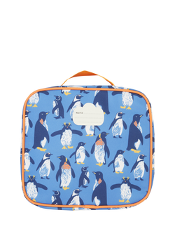 Frugi Kids' Pack A Lunch Bag, Penguin Waddle - view 2, Penguin Waddle