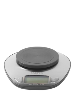 Salter Stainless Steel Bowl Kitchen Scale, 5kg, Silver