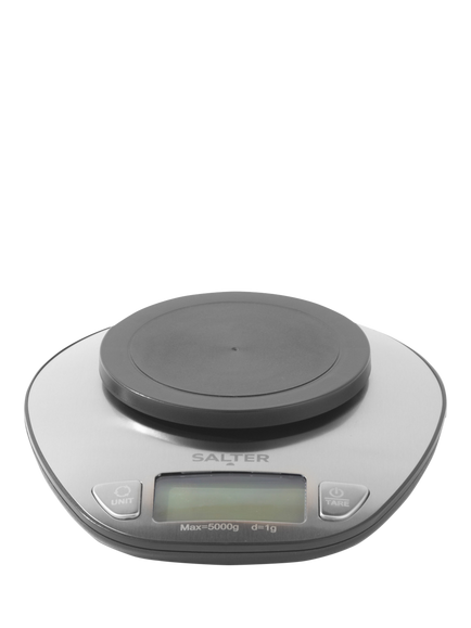 Salter Stainless Steel Bowl Kitchen Scale, 5kg - view 2, Silver