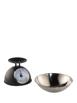 Salter Timeless Mechanical Kitchen Scale, 5kg, Black, Black