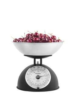 Salter Timeless Mechanical Kitchen Scale, 5kg, Black - view 2, Black