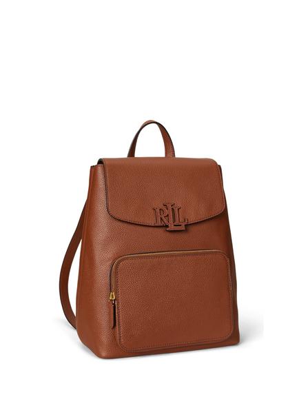 Lauren Ralph Lauren Cameryn Leather Backpack - view 2, Lauren Tan