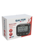 Salter Extra Loud Beeper Digital Electronic Kitchen Timer, Black