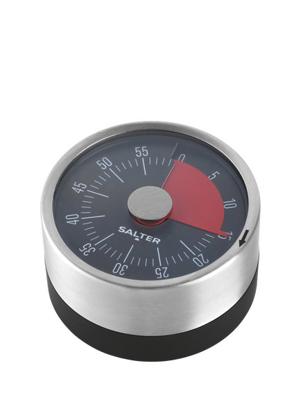 Salter Magnetic Mechanical Timer, Black