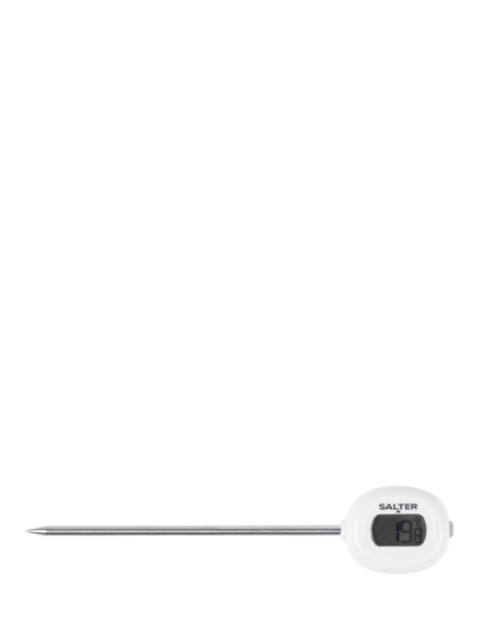 Salter Instant Read Digital Thermometer, White