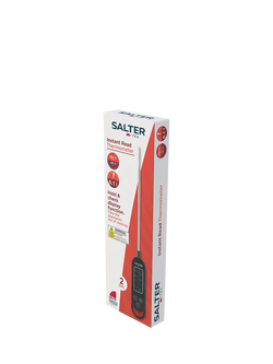 Salter Instant Read Digital Food Thermometer, Black - view 2, Black