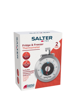 Salter Fridge & Freezer Analogue Thermometer - view 2, Silver