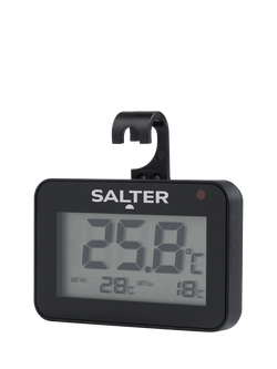 Salter Digital Fridge Thermometer, Black, Black